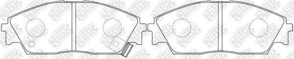 Тормозные колодки NiBK. Артикул PN8191