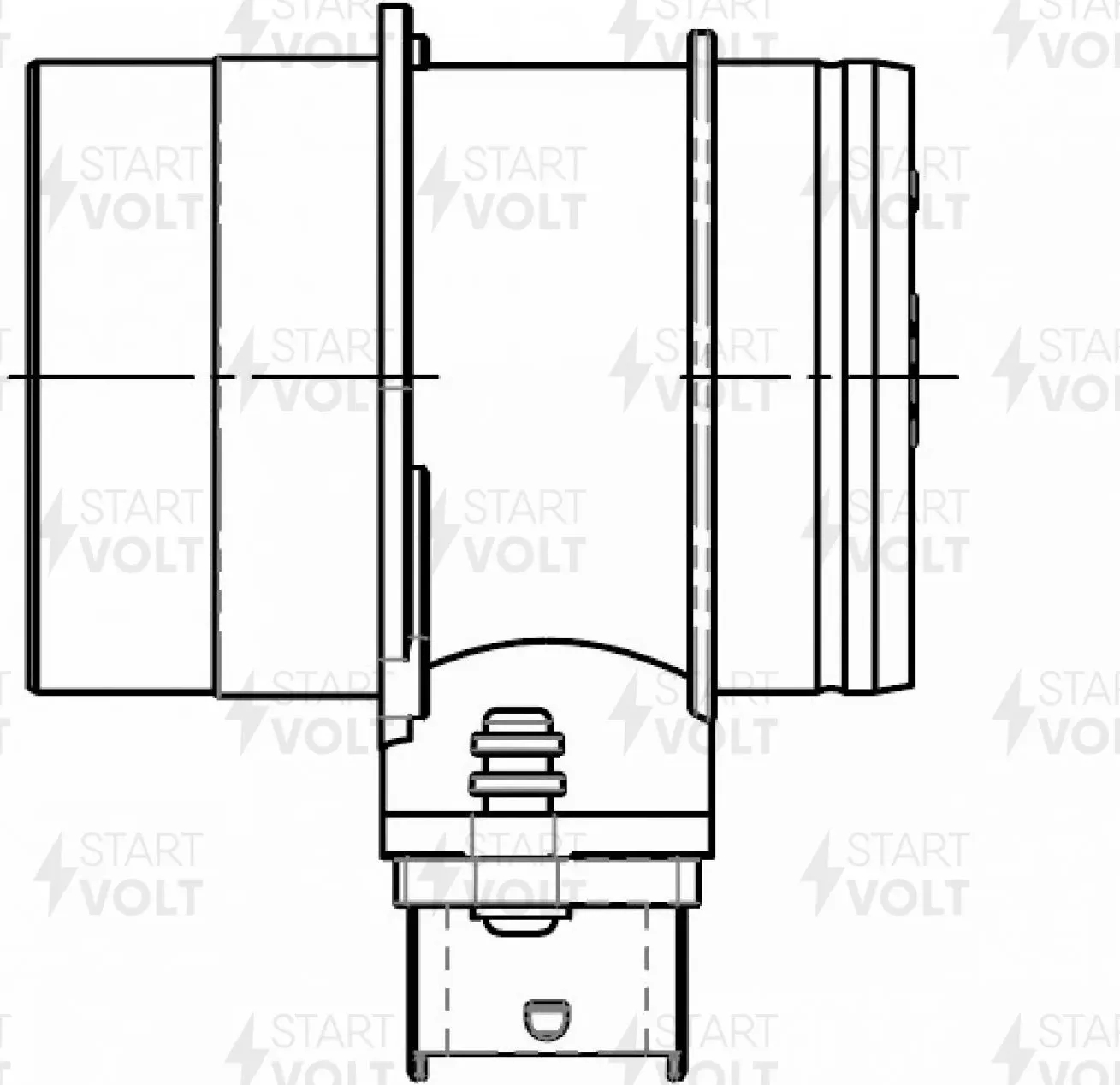 ДМРВ SSANGYONG REXTON 2.7 Xdi (Startvolt). Артикул VS-MF 1700