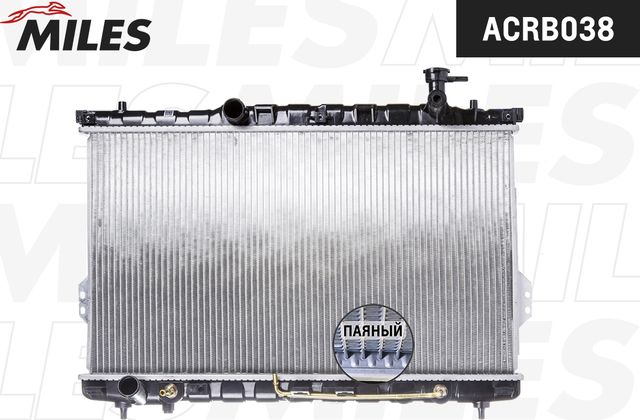 Радиатор охлаждения двигателя Miles (алюминий). Артикул ACRB038
