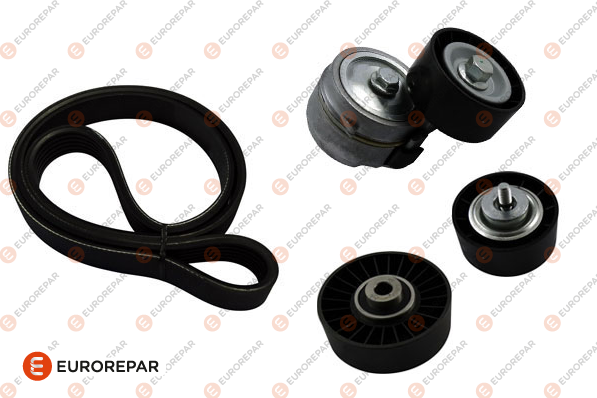 Приводной ремень поликлиновой с роликами (комплект) Eurorepar для Opel Corsa C 2000-2009. Артикул 1648209680