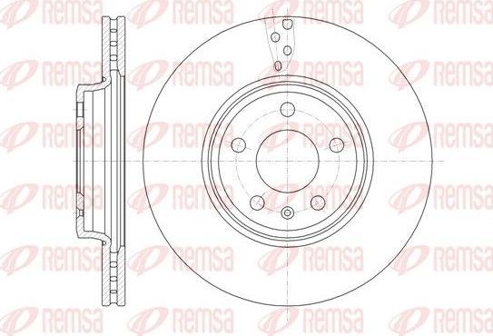 Тормозной диск Remsa. Артикул 61292.10