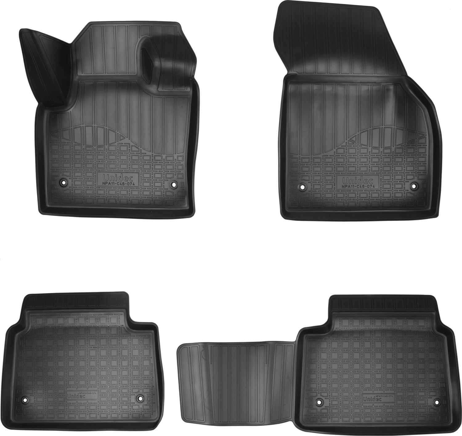 Коврики 3D Норпласт для салона Land Rover Discovery Sport 2019-2026. Артикул NPA11-C46-074