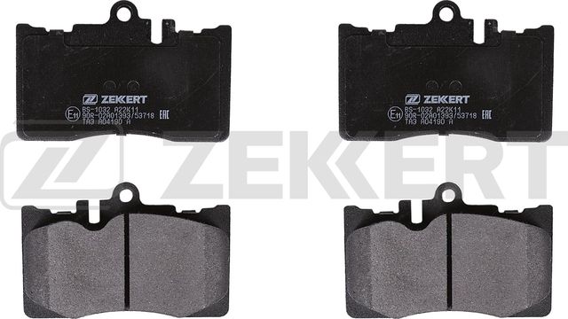 Тормозные колодки Zekkert. Артикул BS-1032