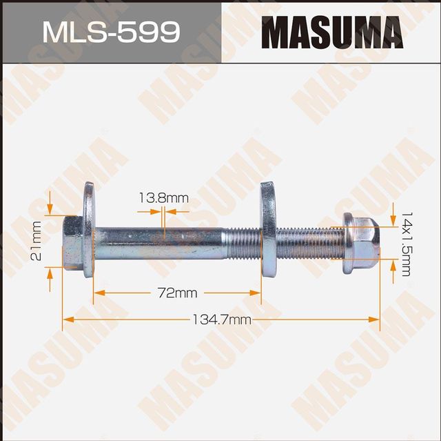 Болт развальный Masuma. Артикул MLS-599