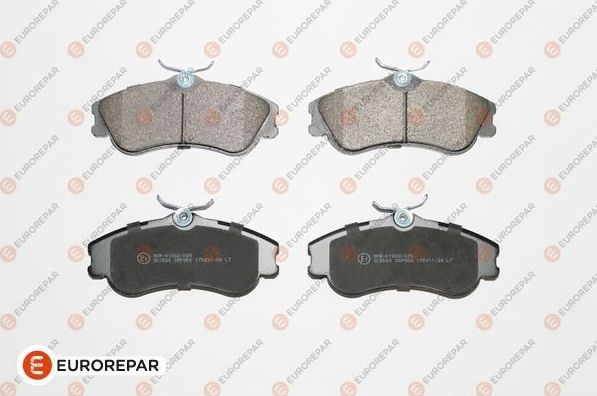 Тормозные колодки Eurorepar передние для Peugeot 206 1999-2012. Артикул 1617273180