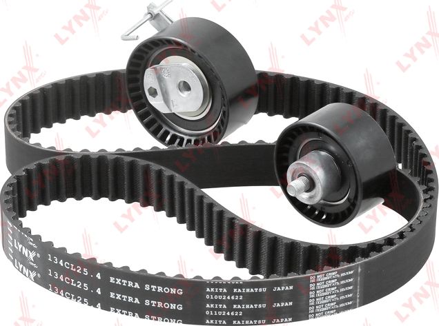 Ремень ГРМ с роликами (комплект) LYNXauto для Peugeot 207 I 2006-2013. Артикул PK-1208