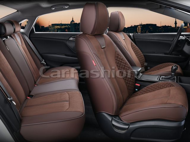 Чехлы универсальные каркасные CarFashion 5D Marshal Plus на сидения авто, цвет Кофе/Кофе/Кофе. Артикул 27286