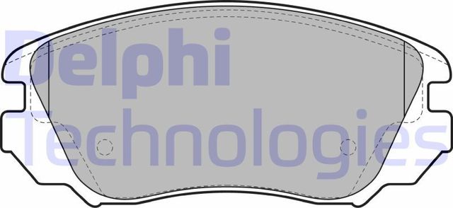 Тормозные колодки Delphi (Low-Metallic). Артикул LP2080