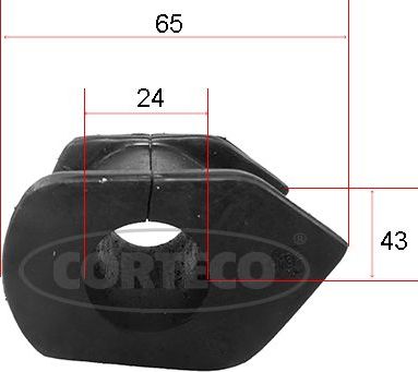 Втулка стабилизатора Corteco. Артикул 49371779