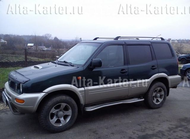 Дефлекторы Cobra Tuning для окон Nissan Terrano II R20 рестайлинг 5-дв. 1996-2006. Артикул N12496