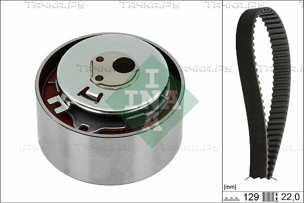 Ремень ГРМ с роликами (комплект) Ina для Fiat Punto III Punto Evo 2009-2012. Артикул 530 0462 10