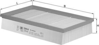 Воздушный фильтр Mahle для Audi A8 I (D2) 2001-2002. Артикул LX 784/1