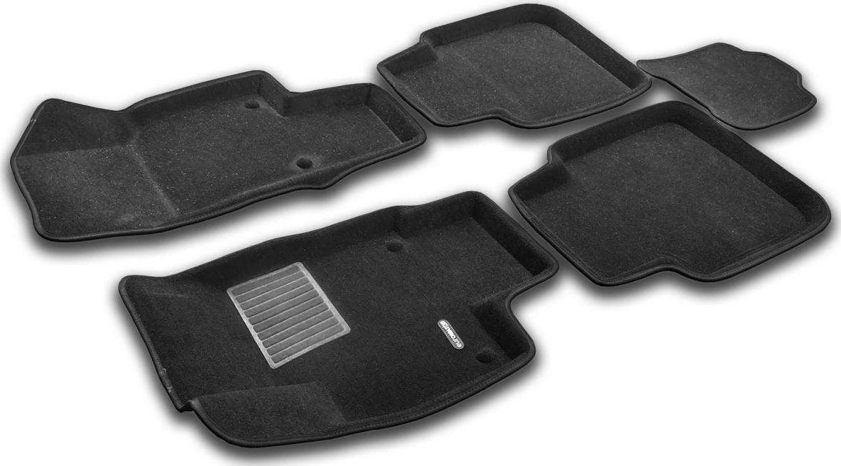 Коврики текстильные Euromat 3D Business для салона Volkswagen Tiguan III L Pro 2024-2026. Артикул EMC3D-005418