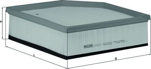 Воздушный фильтр Mahle-Knecht. Артикул LX 1607/1