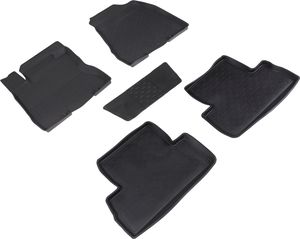 Коврики резиновые Seintex с высоким бортиком для салона Nissan Х-Trail T31 2007-2014. Артикул 01276