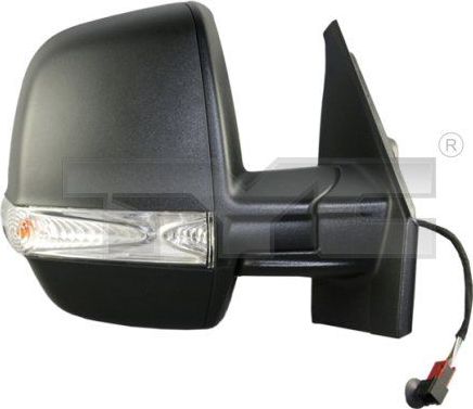 Зеркало боковое TYC левое для Fiat Doblo II 2010-2026. Артикул 309-0126
