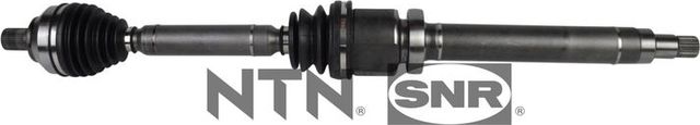 Полуось (привод в сборе, приводной вал) NTN / SNR передняя передняя для Ford C-MAX II 2010-2019. Артикул DK52.013