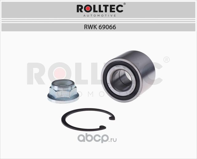 Ступица колеса в сборе с подшипником (Rolltec) Rolltec. Артикул RWK69066