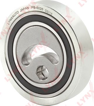 Натяжной ролик (натяжитель) приводного поликлинового ремня LYNXauto. Артикул PB-5026