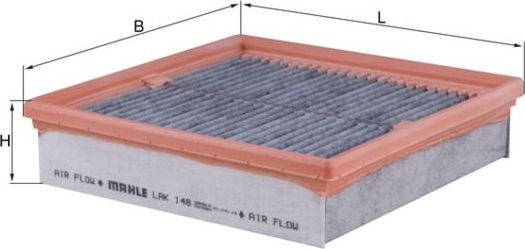 Салонный фильтр Mahle. Артикул LAK 148