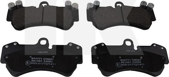 Тормозные колодки NK. Артикул 224771