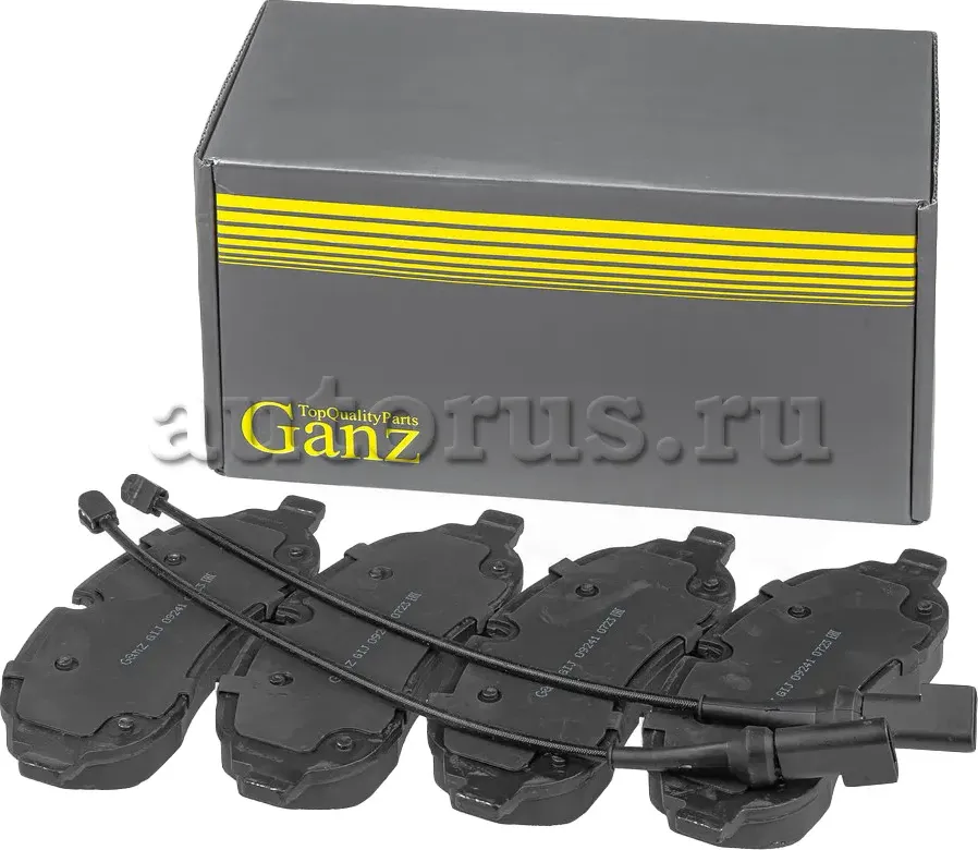 Колодки торм.пер. (Ganz). Артикул GIJ09241