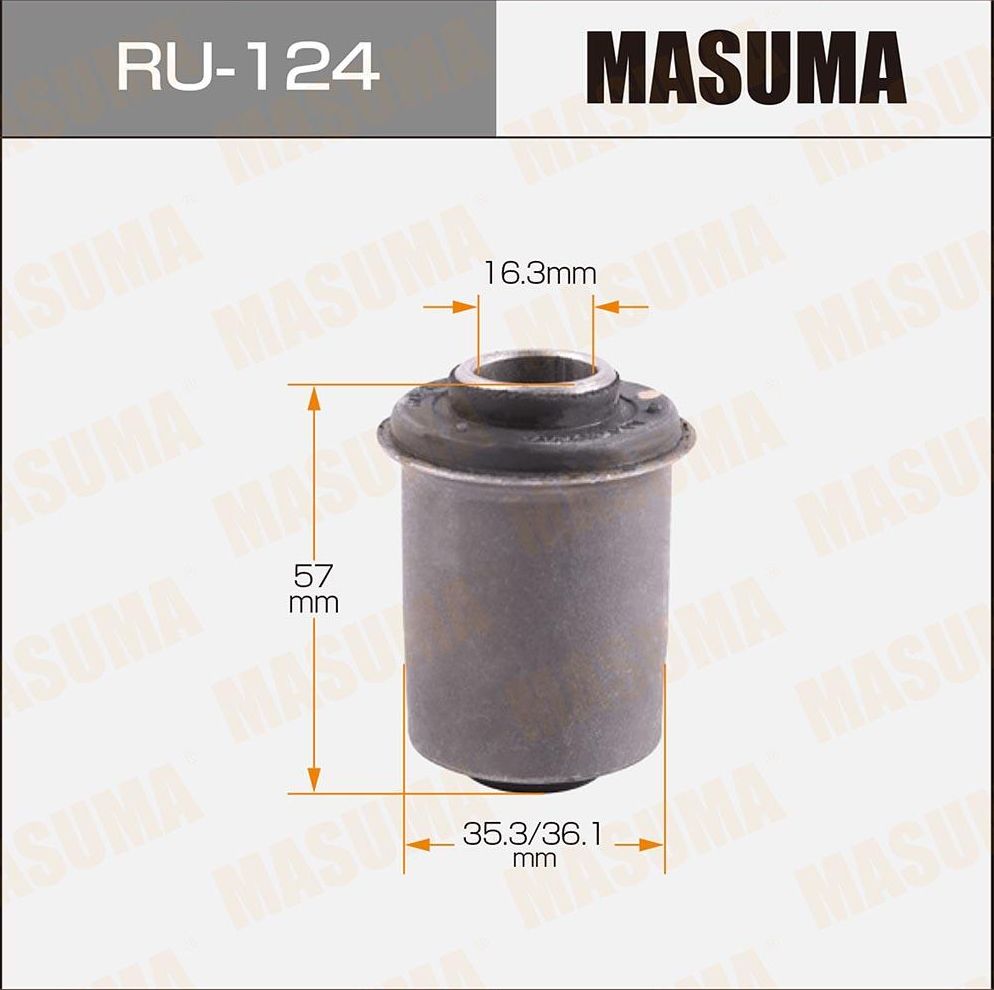RU124 Сайлентблок MASUMA Bighorn /UBS6#/ front low. Артикул RU124