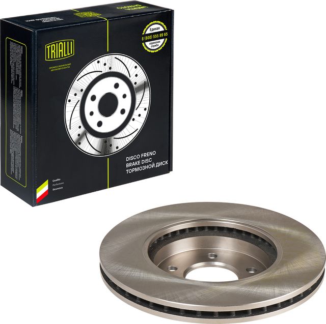 Тормозной диск Trialli передний для Ford Escape II 2007-2012. Артикул DF 095220