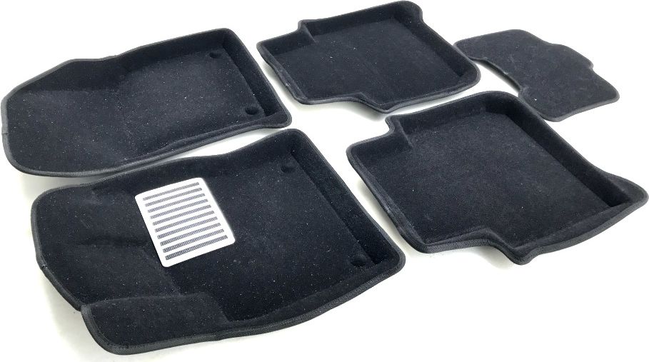 Коврики текстильные Euromat 3D Lux для салона Skoda Kodiaq I 2017-2026. Артикул EM3D-004512