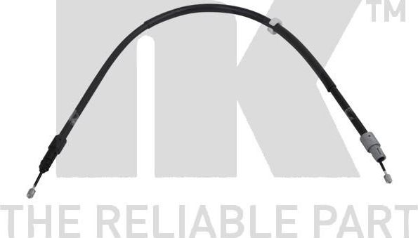 Трос ручника (тросик ручного тормоза) NK. Артикул 903378