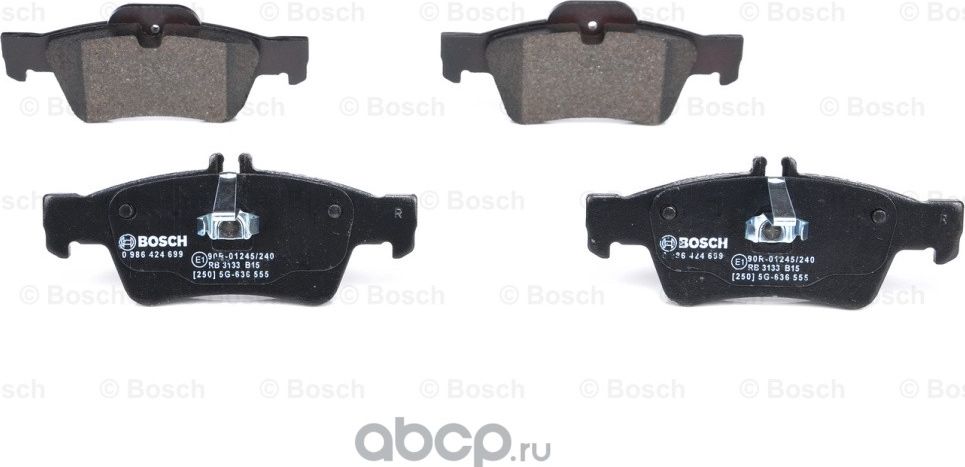 Колодки торм.диск.задн. mb w211 (Bosch). Артикул 986424699