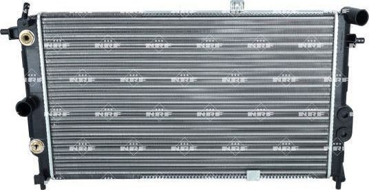 Радиатор охлаждения двигателя NRF (алюминий). Артикул 58973A