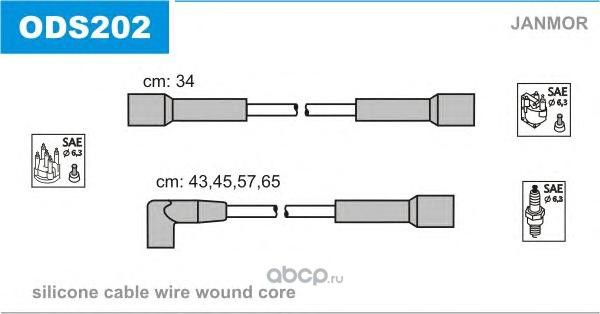 Провода высоковольтные (Janmor) Janmor. Артикул ODS202