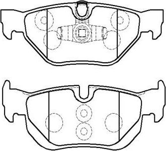 Тормозные колодки HSB. Артикул HP9938