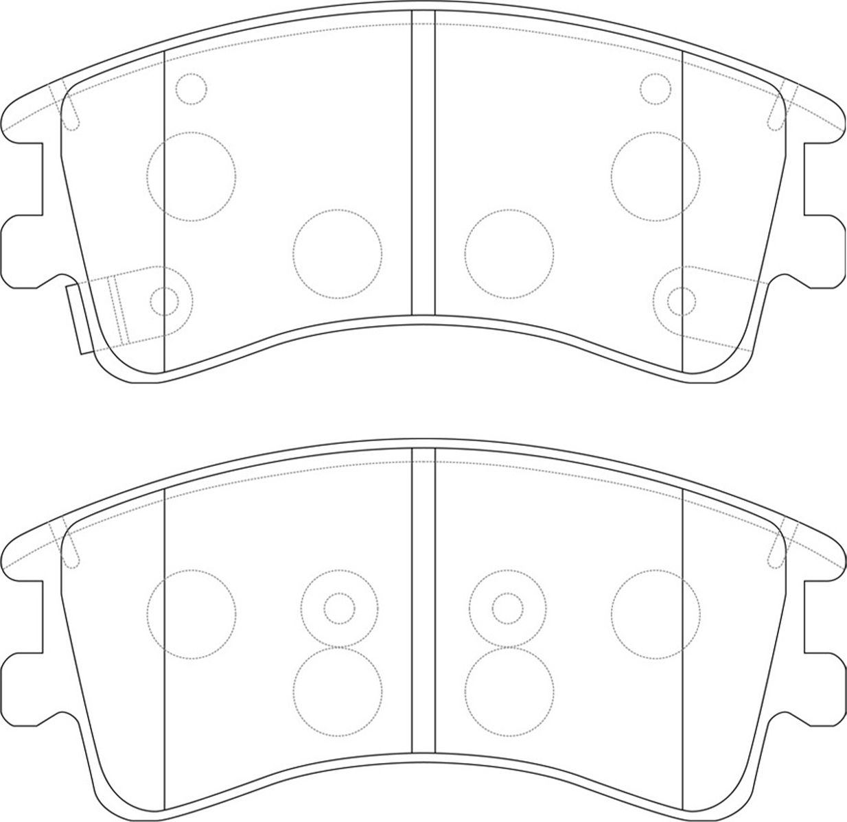 Тормозные колодки NiBK. Артикул PN5526