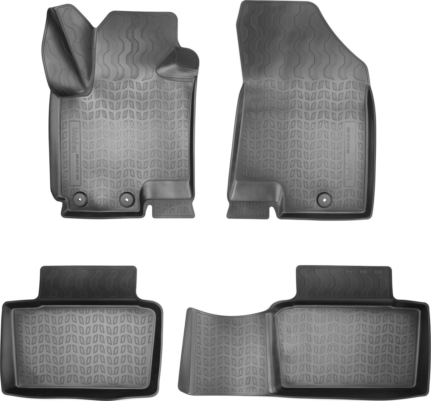 Коврики Норпласт для салона Changan CS35 Plus 2019-2026. Артикул NPA11-C13-155