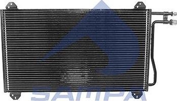 Радиатор кондиционера (конденсатор) Sampa. Артикул 010.2392