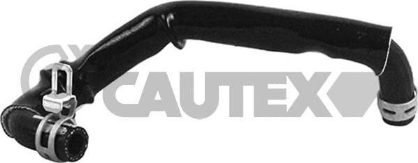 Патрубок радиатора (системы охлаждения) Cautex. Артикул 753815