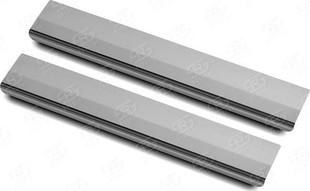 Накладки RusStal на пороги (лист нерж. зеркальный) для Lexus RX 200t 2015-2026. Артикул LEXRX15-01