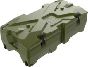 Ящик экспедиционный GKA BoxX пластиковый ударопрочный 100х50х35 см, 120 л. Хаки. Артикул GKA-BoxX-GREEN