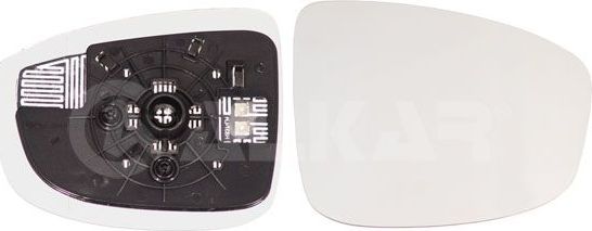 Зеркальное стекло бокового зеркала Alkar. Артикул 6432665