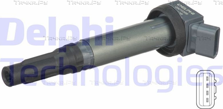 Катушка зажигания Delphi для Toyota Sienna III 2010-2026. Артикул GN10366-12B1