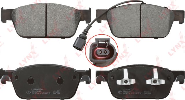Тормозные колодки LYNXauto. Артикул BD-8047