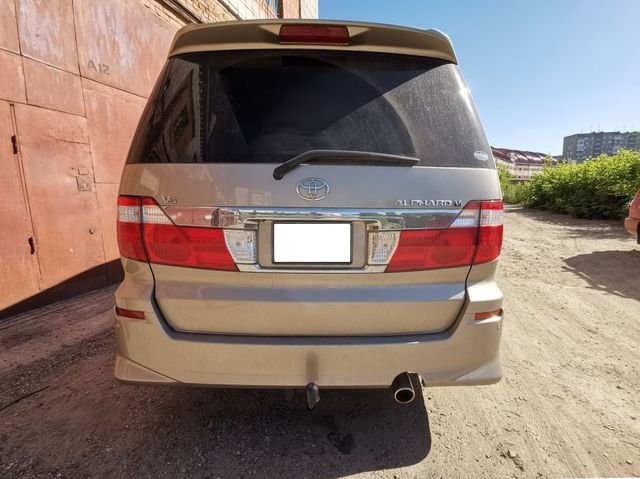 Фаркоп Halty для Toyota Alphard I (кузов 10, 15) 2002-2008. Артикул TAlp02-08 (H.T39.A)