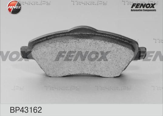 Тормозные колодки Fenox передние для Opel Cascada 2013-2019. Артикул BP43162