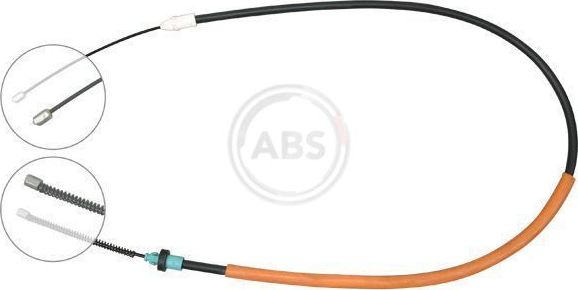 Трос ручника (тросик ручного тормоза) ABS. Артикул K16657