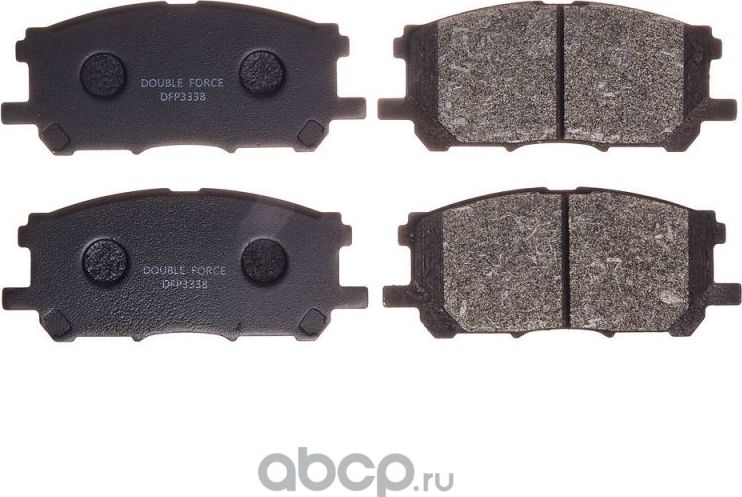 Колодки тормозные дисковые передние Toyota Harrier, Estima, Kluger, Highlander (Double Force) Double Force. Артикул DFP3338