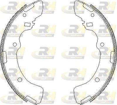 Тормозные колодки RoadHouse задние для Mitsubishi L300 II 1986-2000. Артикул 4379.00
