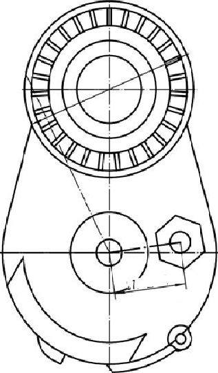 Натяжной ролик (натяжитель) приводного клинового зубчатого ремня Trialli. Артикул CM 5742
