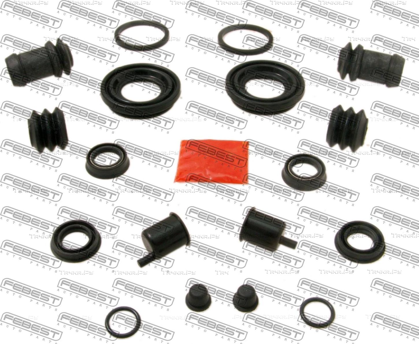 Ремкомплект тормозного суппорта Febest задний для Mazda Xedos 6 1992-1999. Артикул 0575-GER
